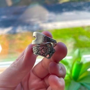 Silver Fork ring